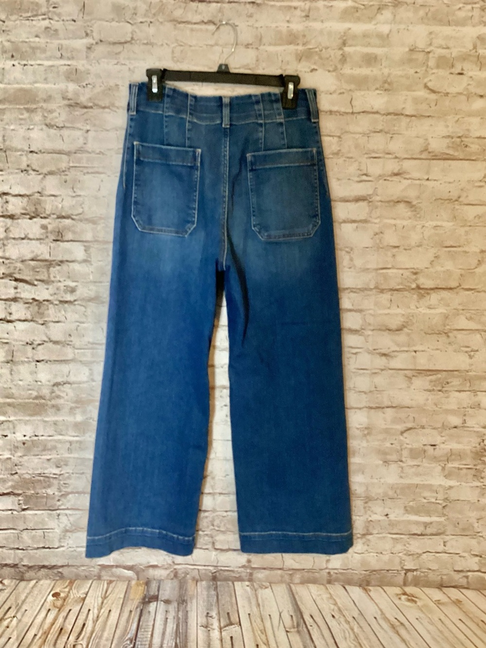 Anthropologie Maeve The Colette high rise cropped wide leg jeans - Picture 5 of 6